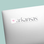 Home Arkansas Sticker on Laptop