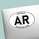 Arkansas Decal on Laptop