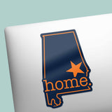 Blue and Orange Auburn Alabama Home Sticker - Cool Southern Decals