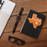 Home Austin Texas Map Sticker - Orange TX Sports Decal