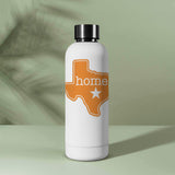 Home Austin Texas Map Sticker - Orange TX Sports Decal
