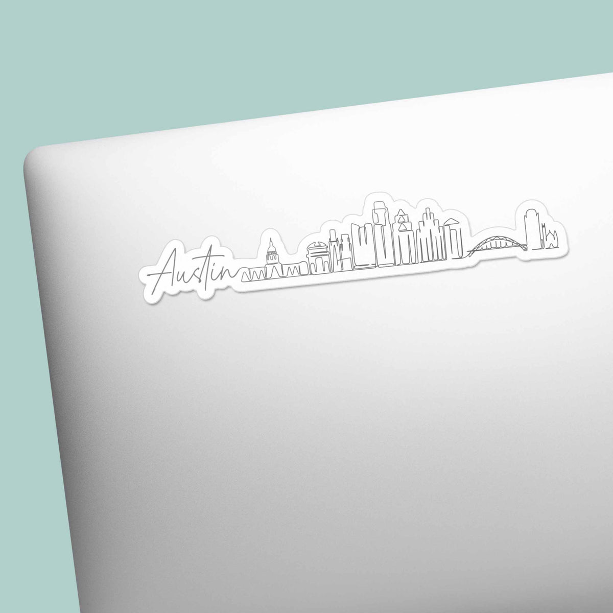 Austin Skyline Sticker - Cute Texas Decal for Hydroflask – Sentinel Supply