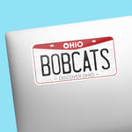 Bobcats Sports Sticker on Laptop