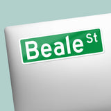 Beale Street Memphis Sticker - Tennessee Street Sign Decal