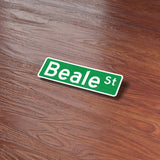 Beale Street Memphis Sticker - Tennessee Street Sign Decal