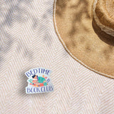 Bedtime Book Club Sticker - Cute Reading Decal