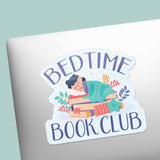 Bedtime Book Club Sticker - Cute Reading Decal