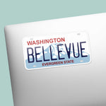 Bellevue Washington Sticker on Laptop