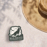 Big Bend National Park Coyote Sticker - Cool Texas Decal