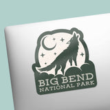 Big Bend National Park Coyote Sticker - Cool Texas Decal