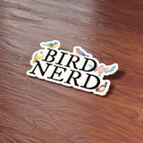 Bird Nerd Birding Sticker - Cute Birdwatcher gift