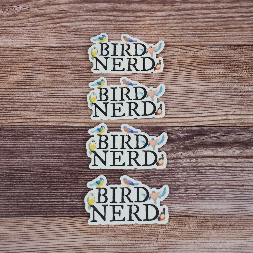 Bug Nerd Sticker Bird Nerd Birding Sticker - Cute Birdwatcher Gift, Thoughtful ...