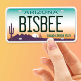 Bisbee Arizona License Plate Stickers