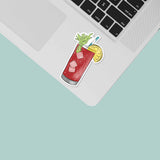 Bloody Mary Sticker - Mini Drink Decal
