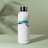 Home Upstate New York Mountain Decal on Water Bottle