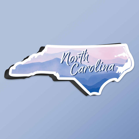 Blue Ridge Mountains North Carolina Car Magnet, Appalachia NC Flexible Fridge Magnet, Raleigh Durham Charlotte Wilmington Cute Southern Gift