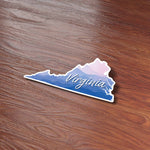 Blue Ridge Mountains Virginia Car Magnet, Appalachia VA Flexible Fridge Magnet, Charlottesville Richmond Roanoke Cute Southern Gift