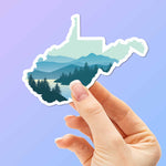 Blue Ridge Mountains West Virginia Sticker