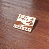 Blue Ridge Parkway Vintage Road Sign Sticker