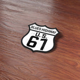 Blues Highway 61 Southern Road Sign Sticker