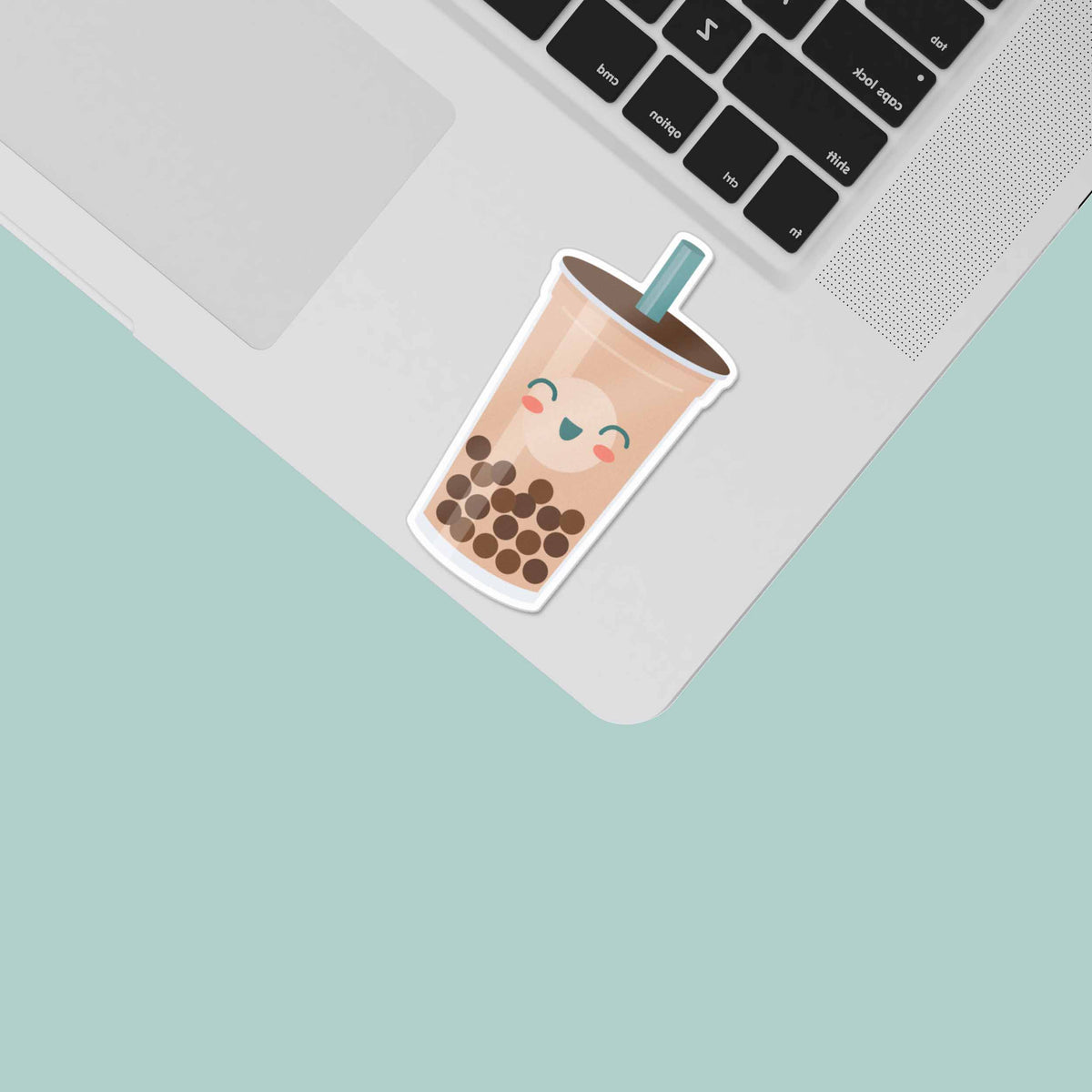 Rich Tea Computer Sticker Boba Sticker - Cute Bubble Tea Decal for Laptop & Hydroflask Water ...