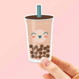 Boba Sticker - Cute Bubble Tea Decal for Laptop