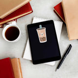 Boba Sticker - Cute Bubble Tea Decal for Laptop