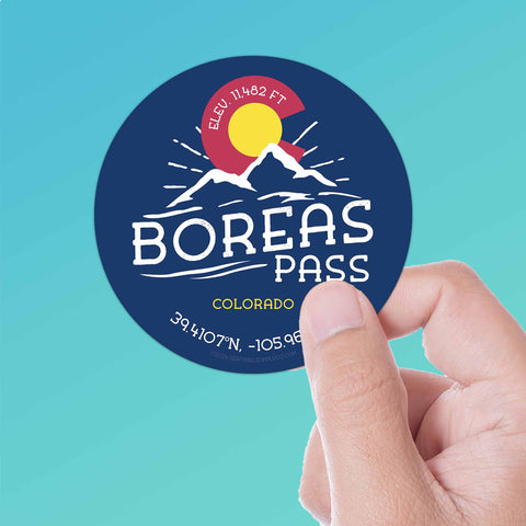 Boreas Pass Colorado Stickers