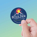 Boulder Colorado Sticker Small