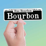 Bourbon Street New Orleans Sticker - Louisiana Decals