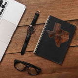 Texas Brindle Sticker - Cute TX Cowhide Decal