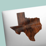 Texas Brindle Sticker - Cute TX Cowhide Decal