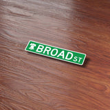 Broad Street Philly Street Sign Sticker - Philadelphia Decals