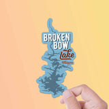 Broken Bow Lake Oklahoma Sticker