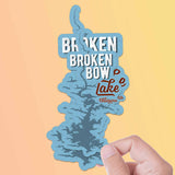 Broken Bow Lake Oklahoma Sticker