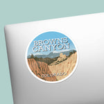 Browns Canyon Colorado Decal on Laptop
