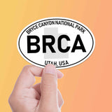 Bryce Canyon National Park White Oval Bumper Sticker