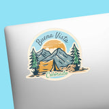 Buena Vista Colorado Tent Camping Sticker