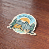Buena Vista Colorado Tent Camping Sticker