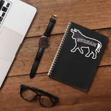 Black Durham Bull North Carolina Sticker - Cool NC Decal