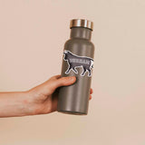 Black Durham Bull North Carolina Sticker - Cool NC Decal