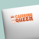 Caffeine Queen Coffee Decal for Laptop