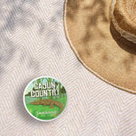 Cajun Country Sticker Outdoors on Beach Blanket