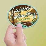 Cajun Country Louisiana Bayou Sticker