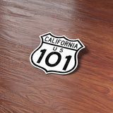 Highway 101 California Road Sign Sticker