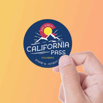 California Pass Colorado Sticker Small