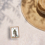 California Giant Sequoia State Tree Sticker- CA Vintage Stamp Decal