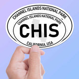 Channel Islands National Park White Oval Bumper Sticker