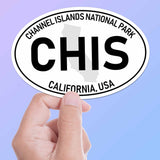 Channel Islands National Park White Oval Bumper Sticker