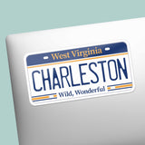 West Virginia License Plate Bumper Stickers - Choose Your WV City or Phrase Decal